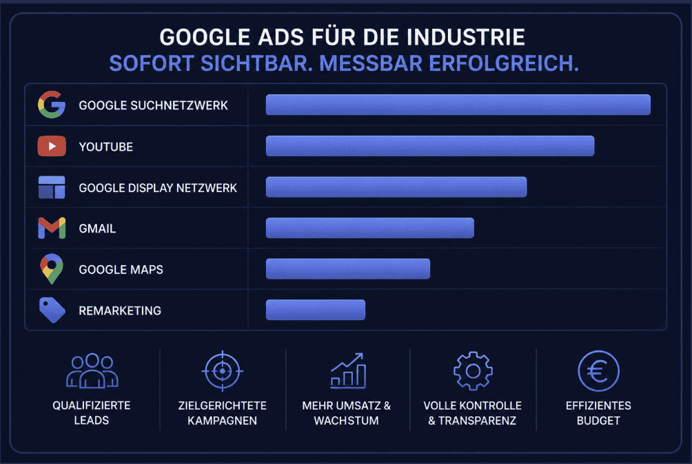 Google ADS für die Industrie