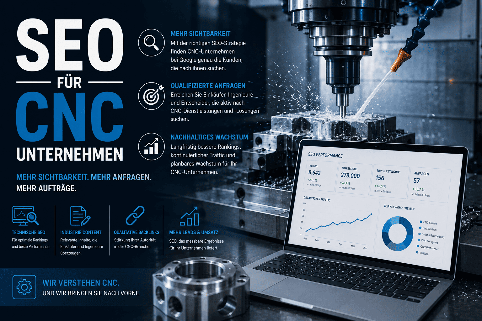 SEO für CNC Unternehmen