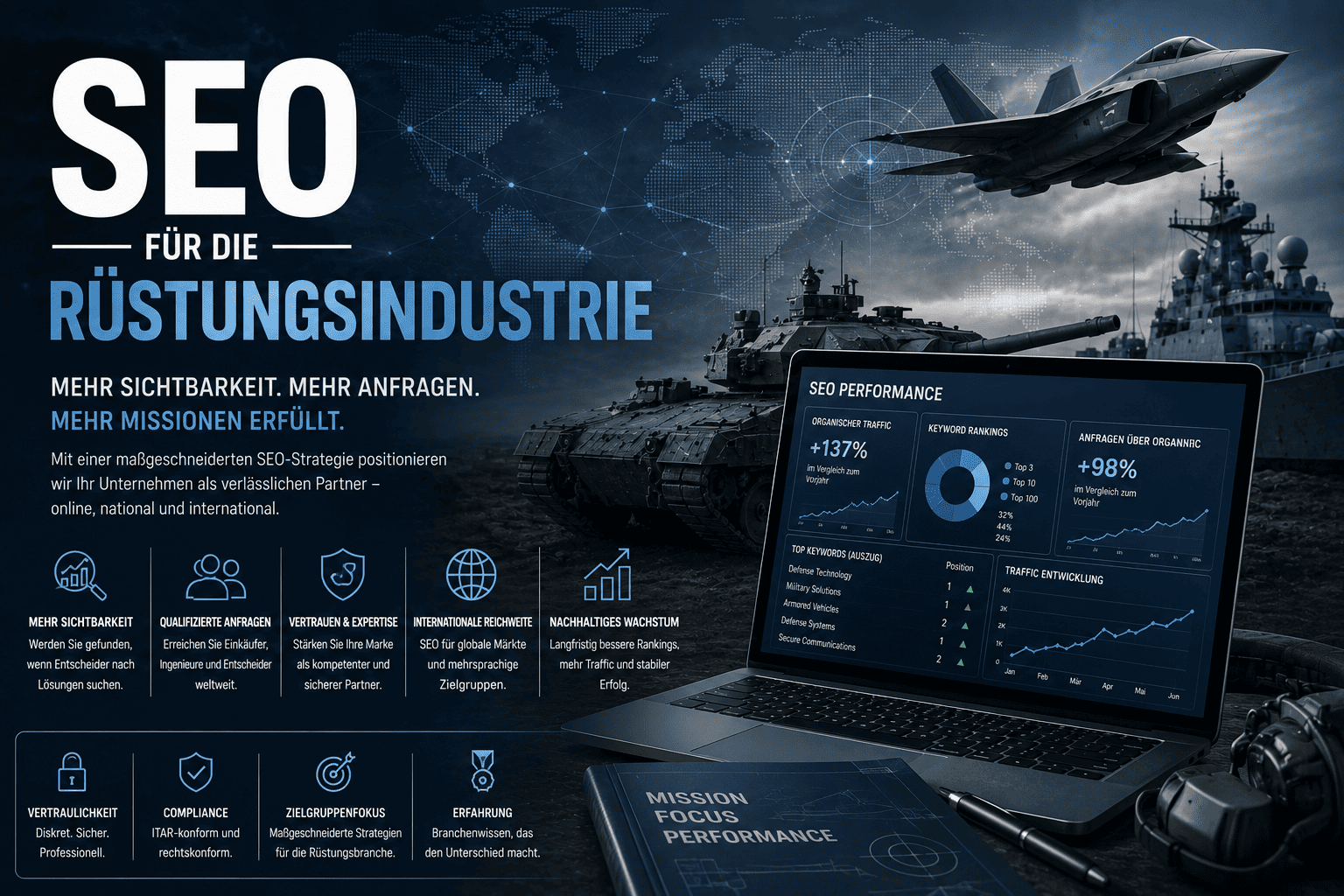 SEO für die Rüstungsindustrie